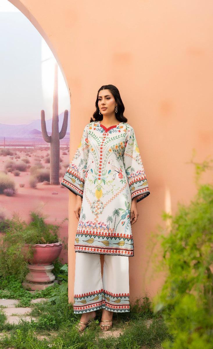 Mahnoor - Stitched 2 Pcs - Kala Jora