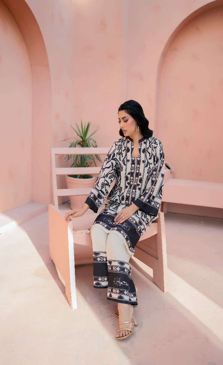 Meerub - Stitched 2 Pcs - Kala Jora