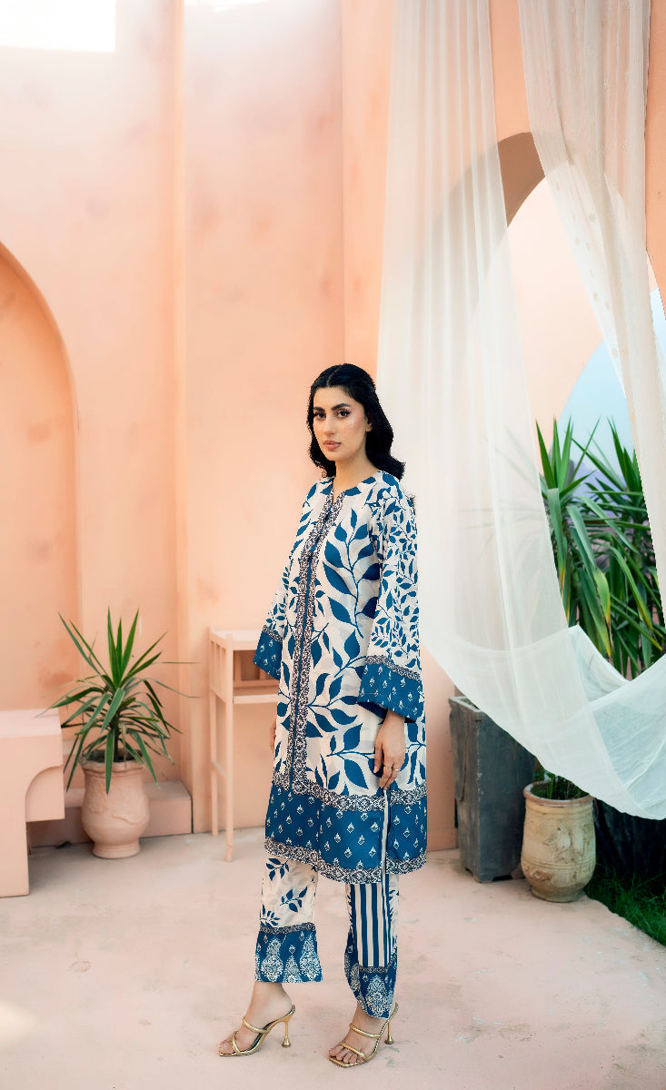 Eshal - Stitched 2 Pcs - Kala Jora