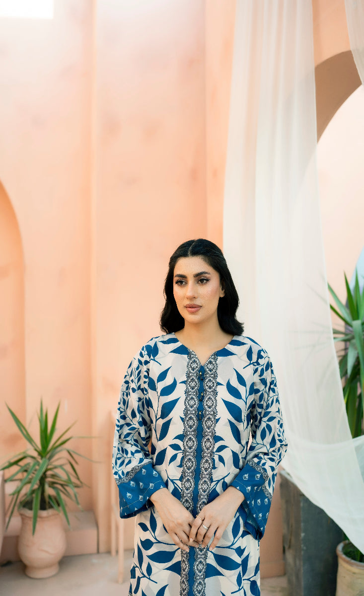 Eshal - Stitched 2 Pcs - Kala Jora