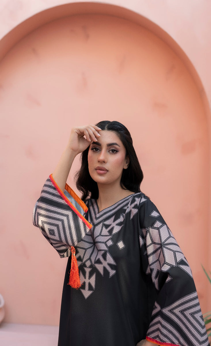 Shahnoor - Stitched 3 Pcs - Kala Jora