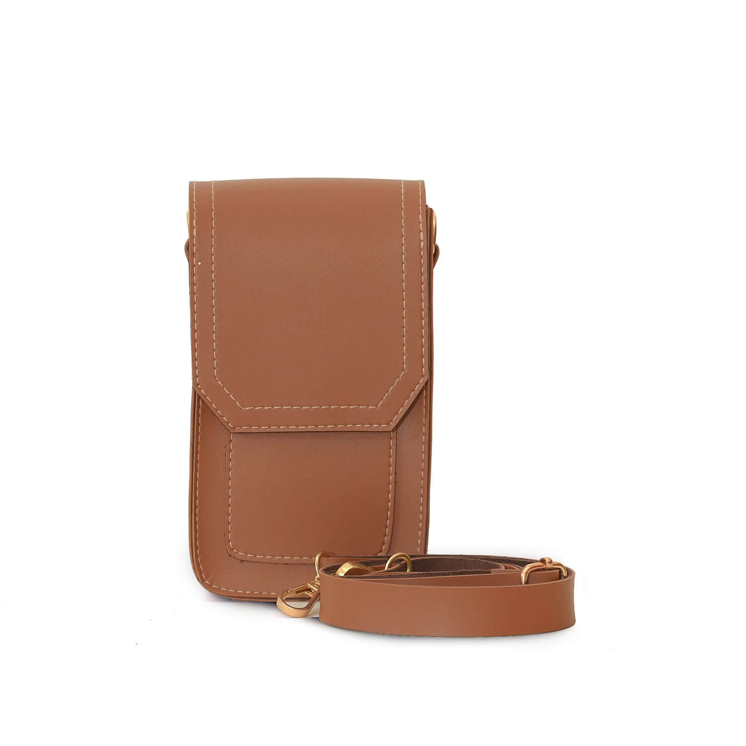 Mobo Pouch Brown Crossbody bag - Bag X