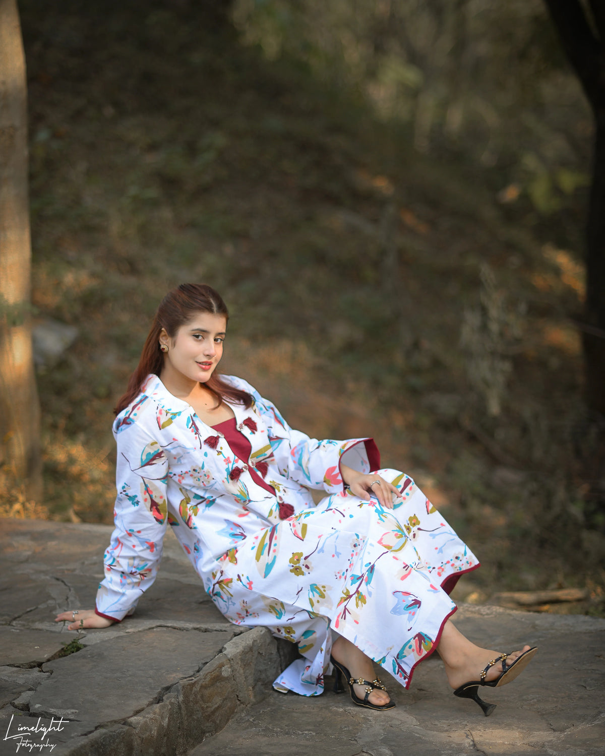 Women'S Printed 2-Piece Cotton Suit - Urban Cut