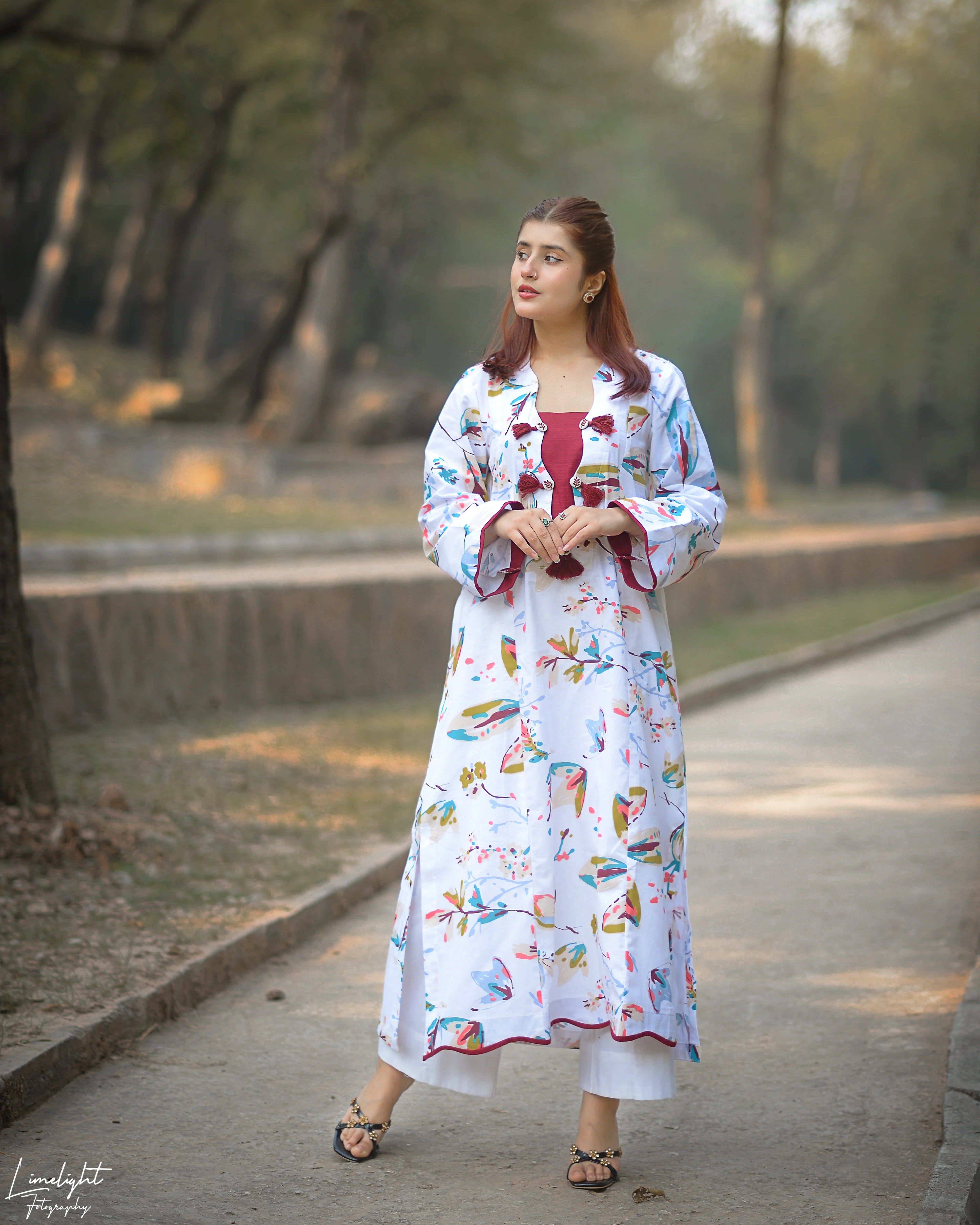 Women’s Printed 2-Piece Cotton Suit