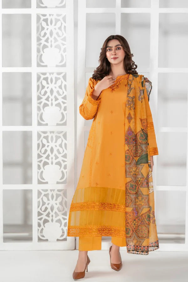 Orange Floral - Imran Aftab