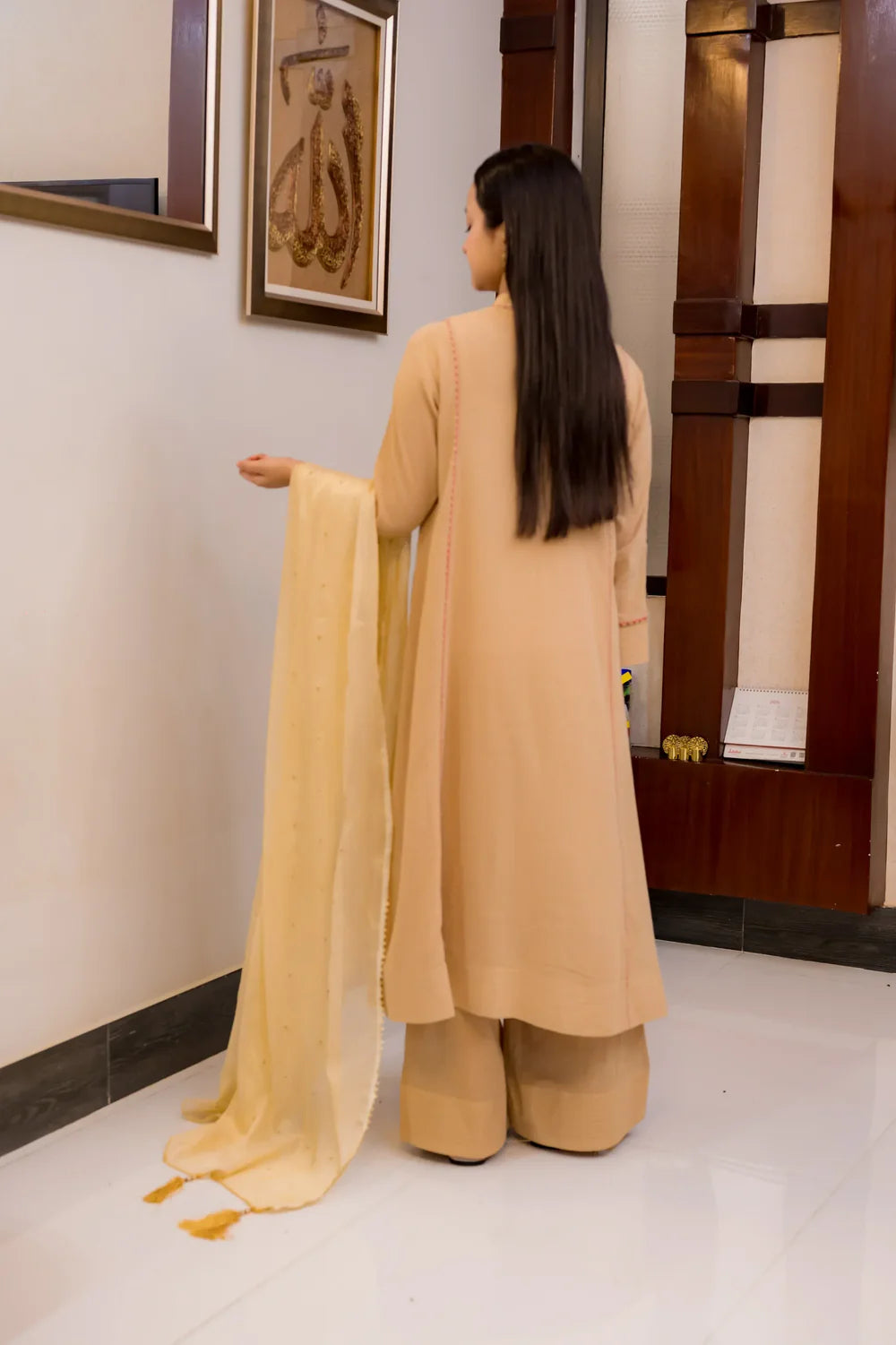 Long Pattern Cotton Crush 2 Piece Suit - Shadeforteen