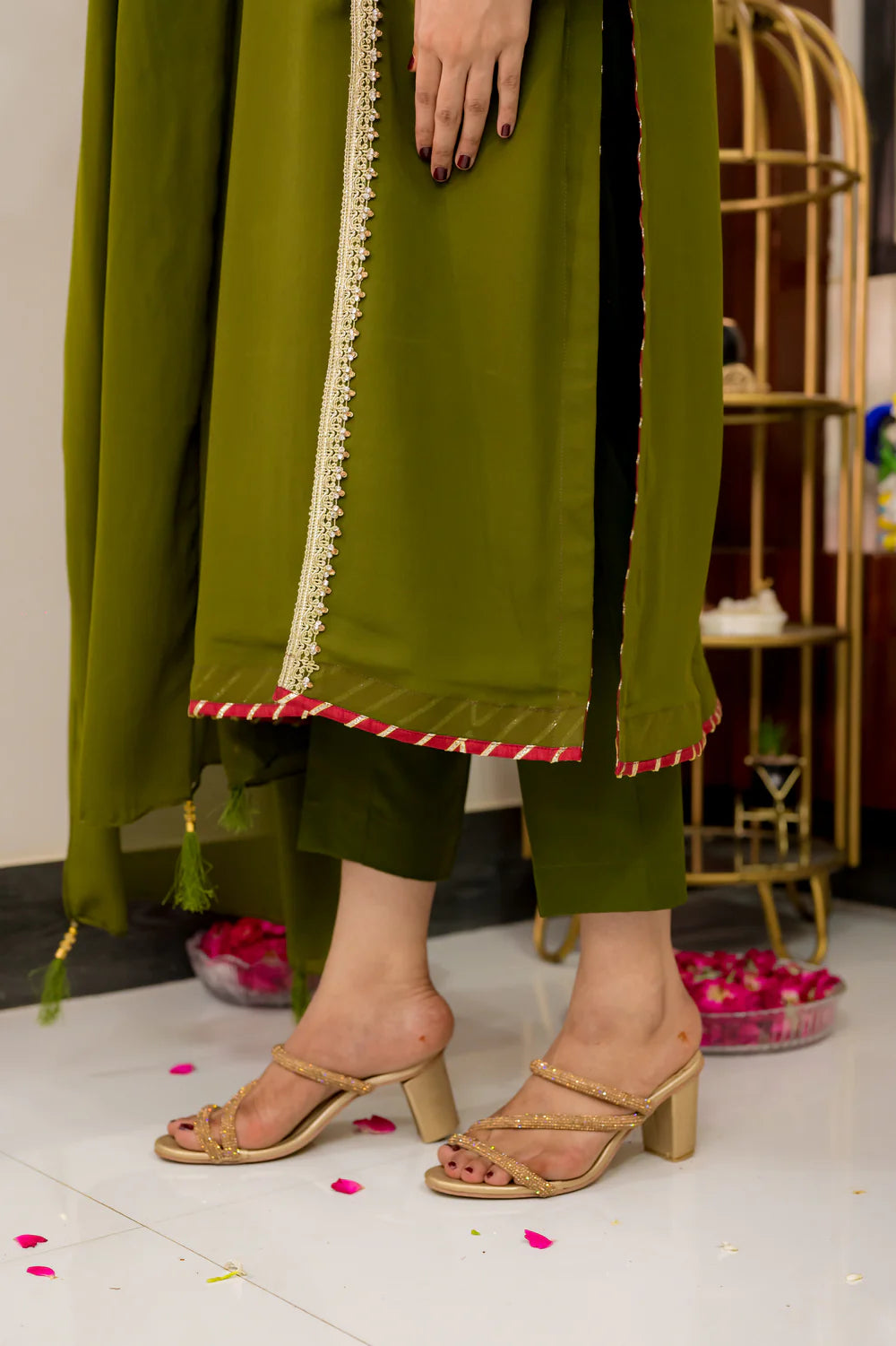 Seaweed Georgette 3 Piece Suit - Shadeforteen