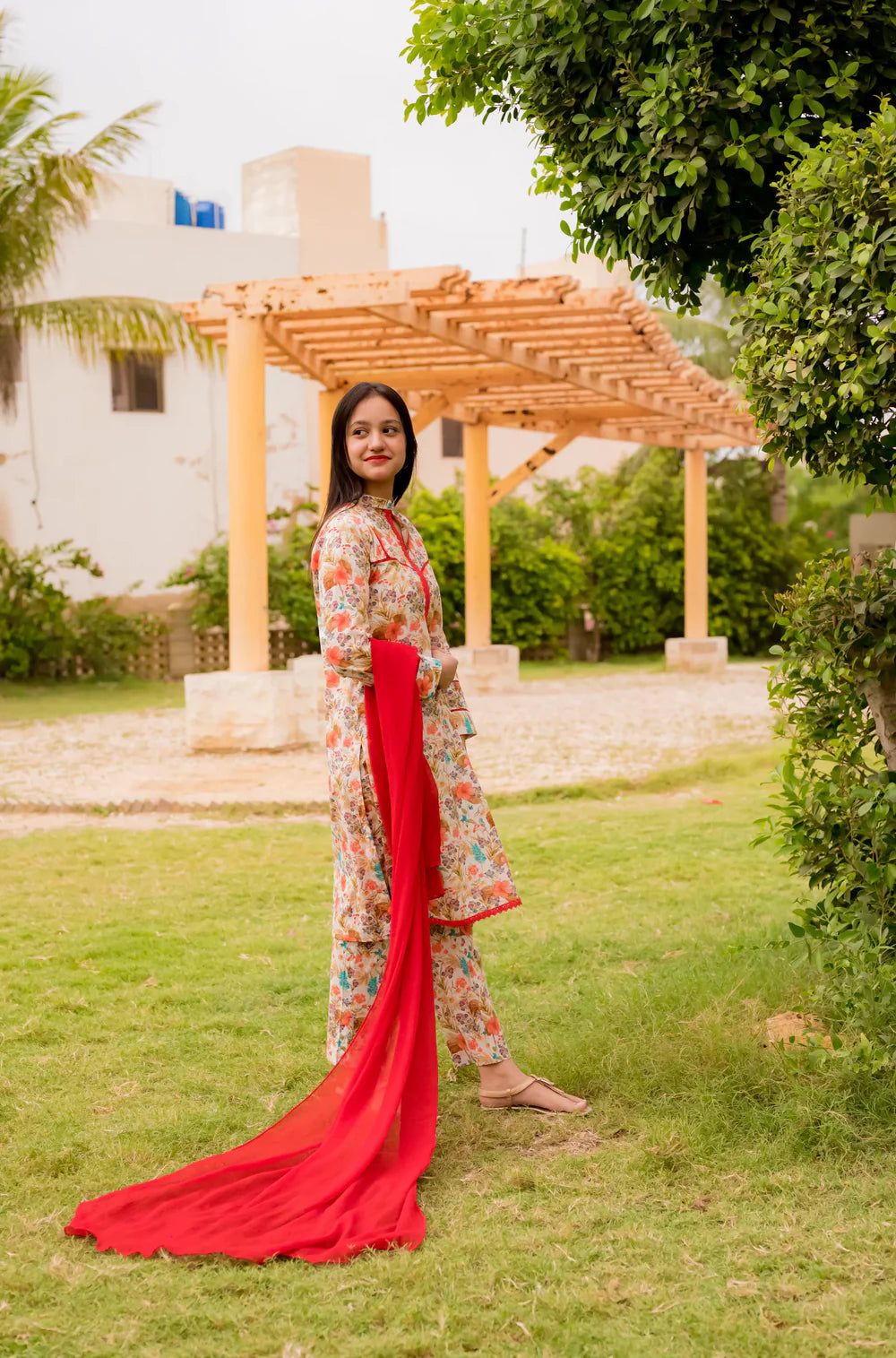 Floral Digital Print 2 Piece Lawn -  Shadeforteen