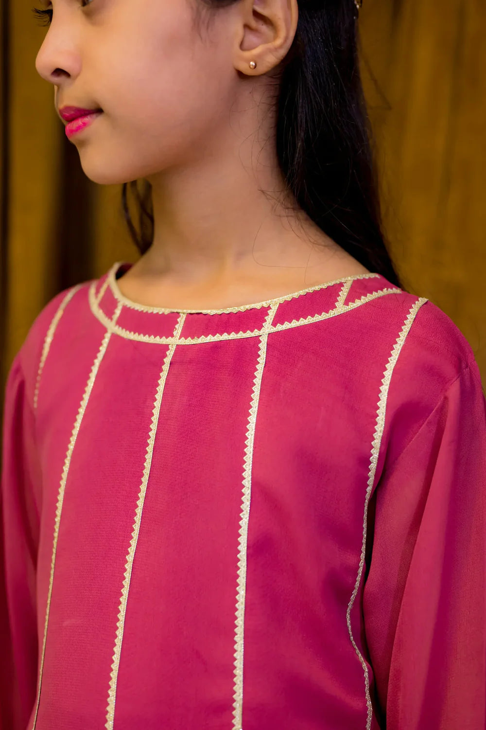 Blush Georgette Suit - Shadeforteen