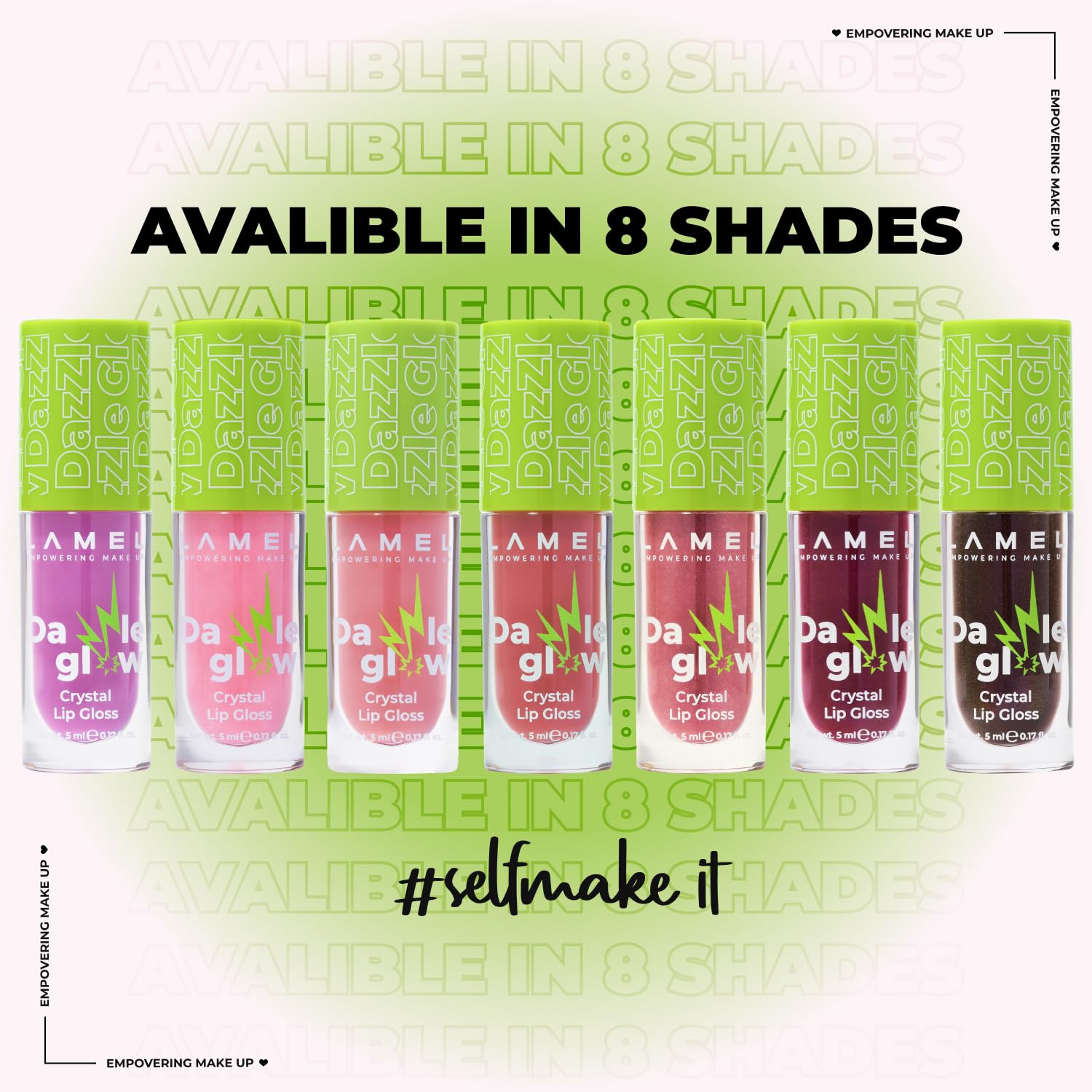 LAMEL Dazzle Glow Lip Gloss 403 Fancy 5ml
