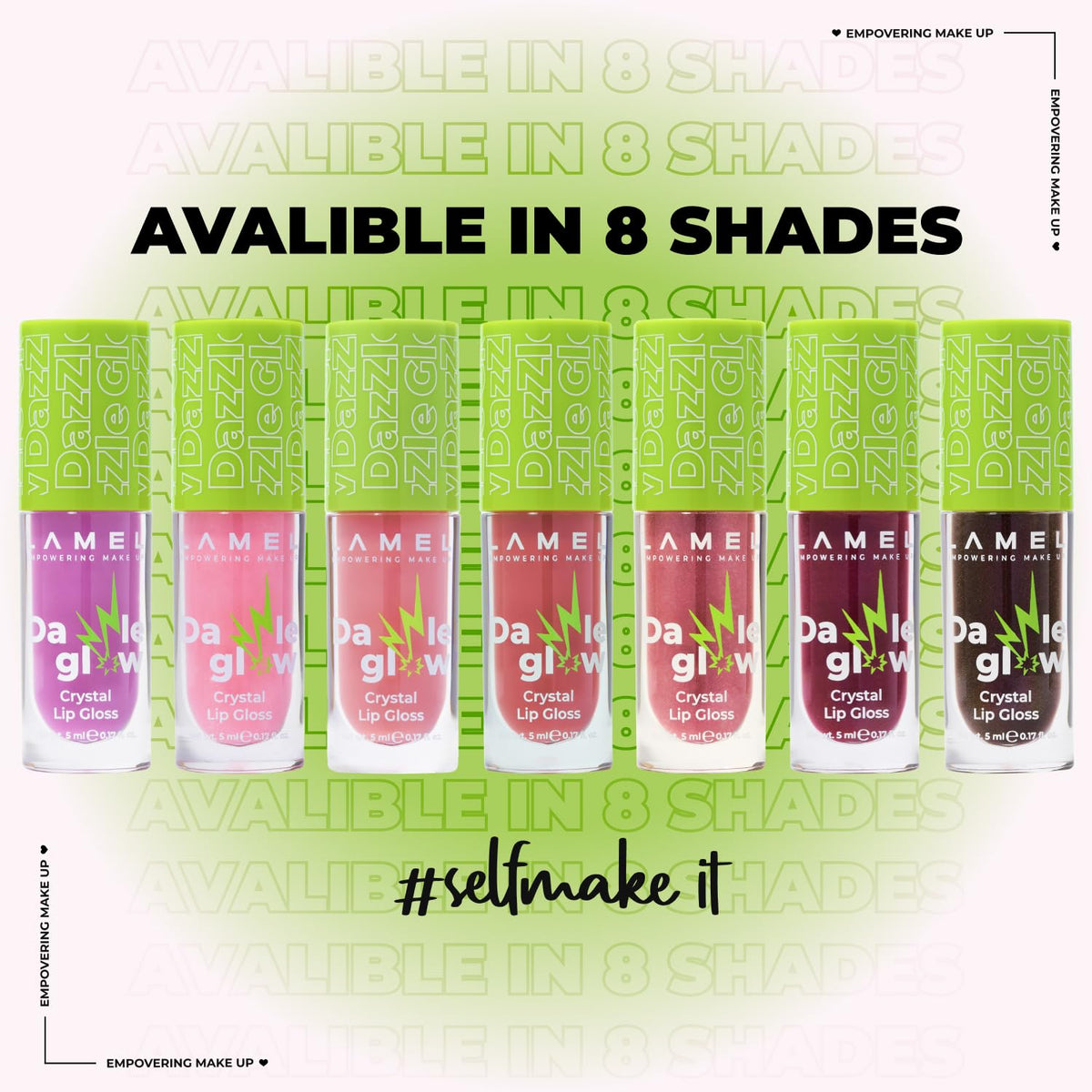 LAMEL Dazzle Glow Lip Gloss 403 Fancy 5ml