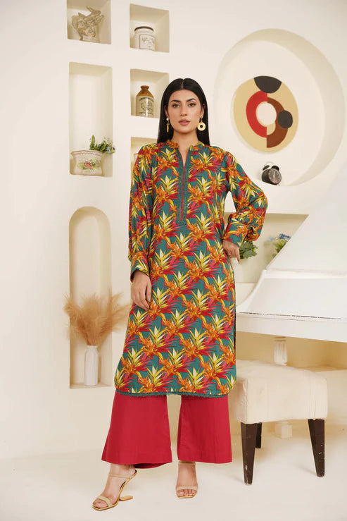 Crimson Flare - Linen - Jaanib