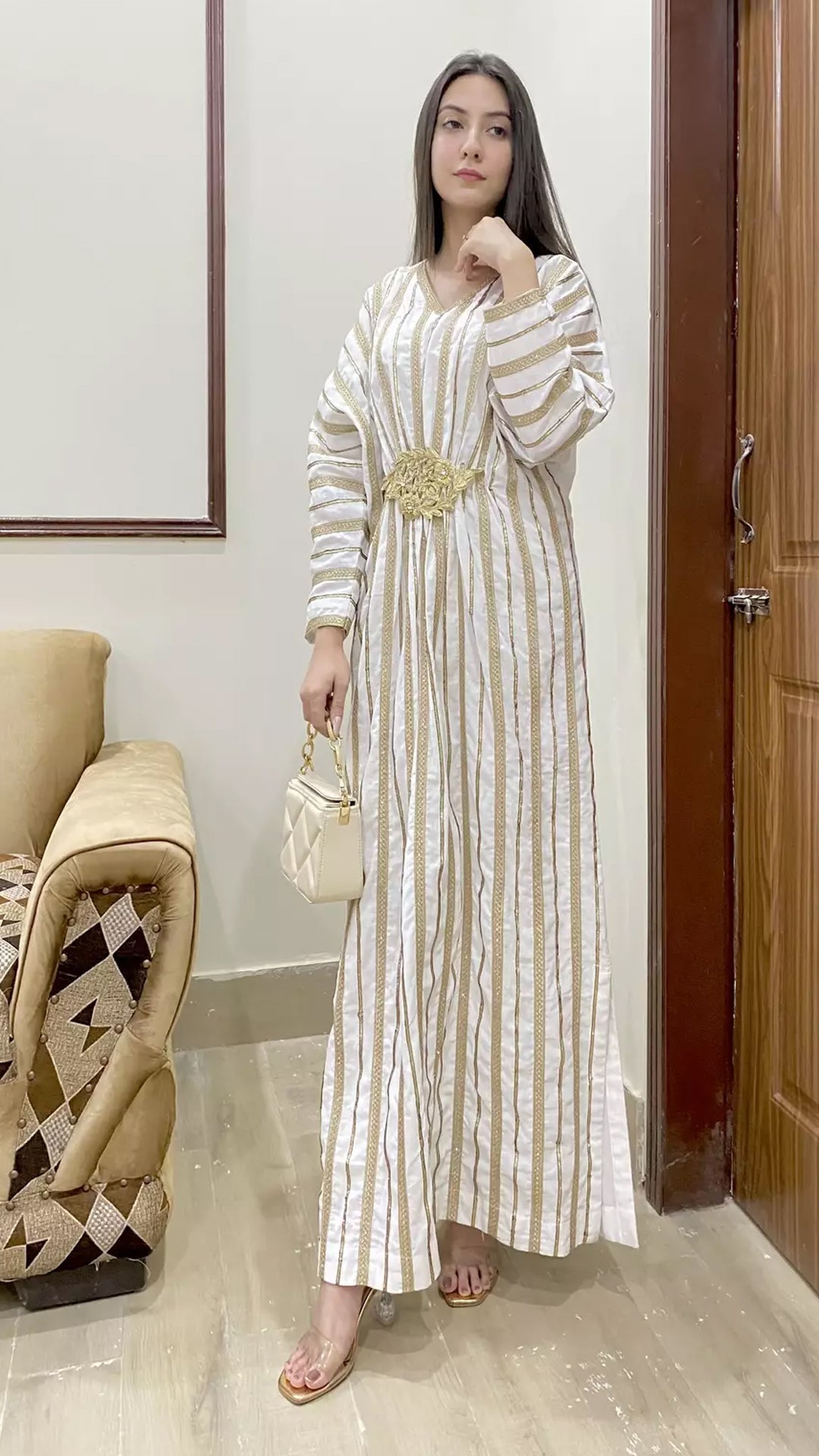 Stitched Cotton Kaftan Shirt  Classy & Comfortable 1 Piece