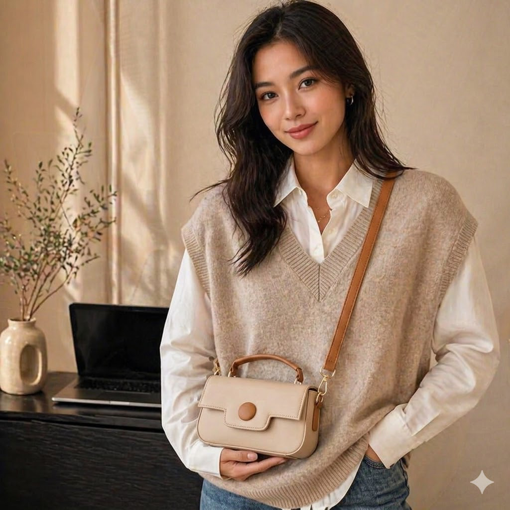 The dot satchel Crossbody bag - Bellabags