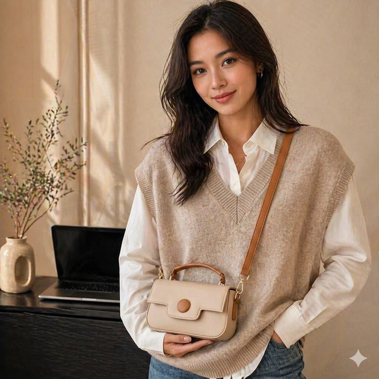 The dot satchel Crossbody bag - Bellabags