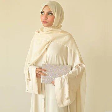 Droop Abaya - Ivory
