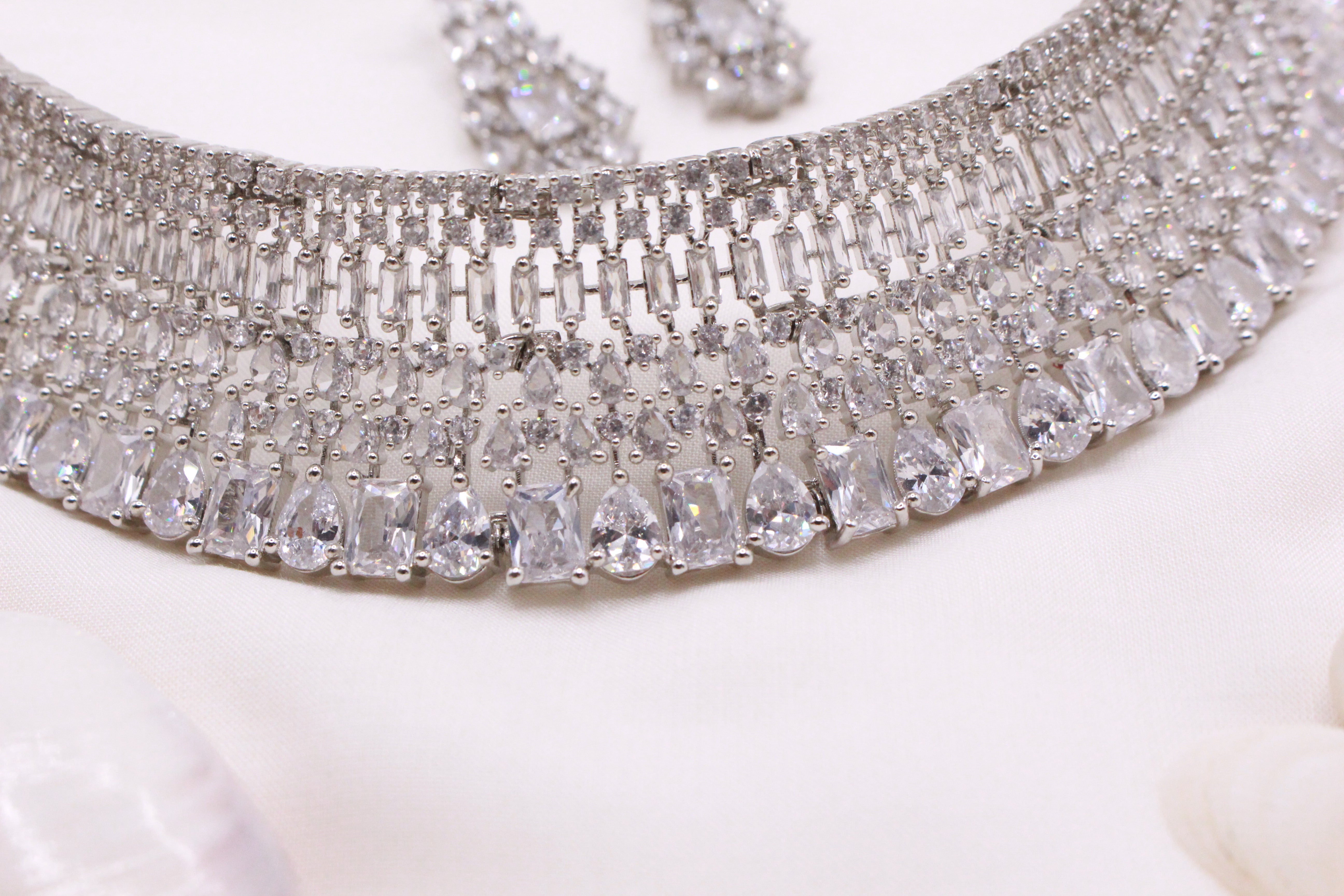 Silver Statement Set - Aloro Jewels
