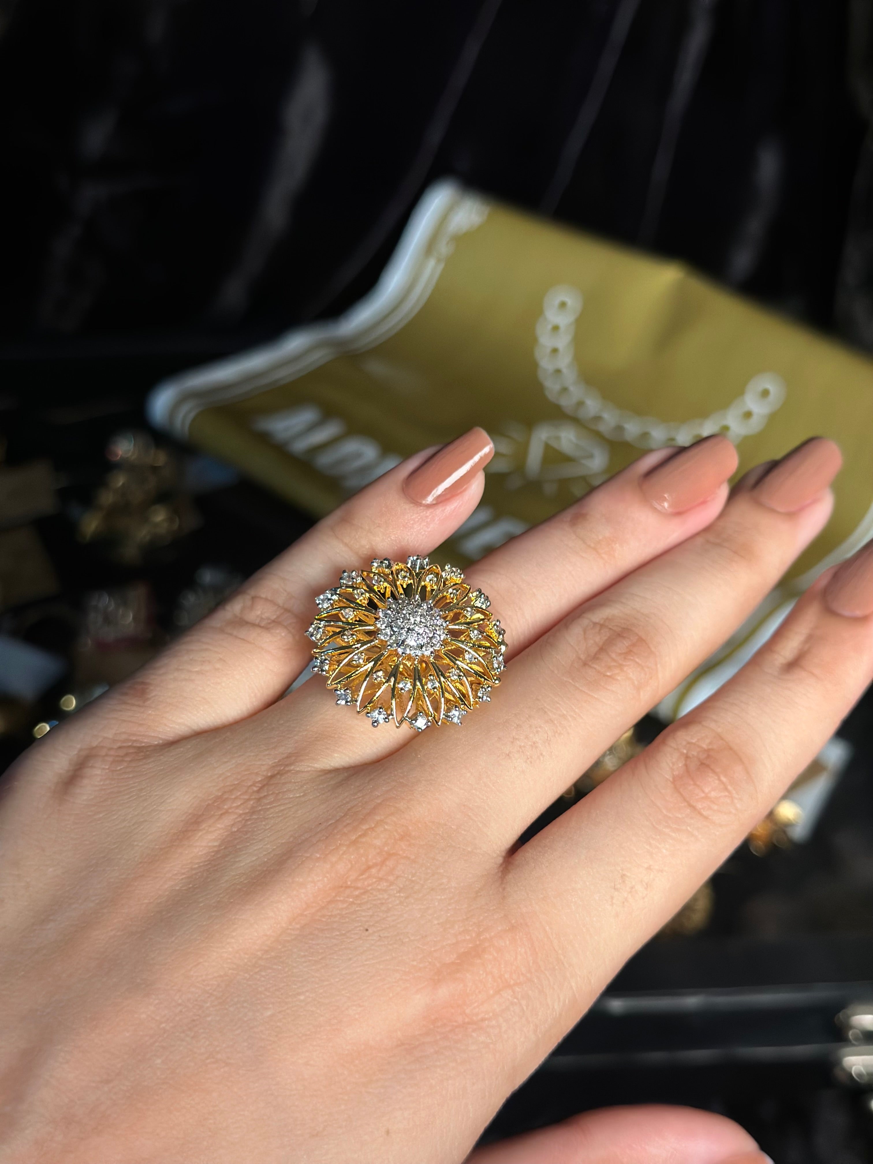 Sunflower Ring - Aloro Jewels