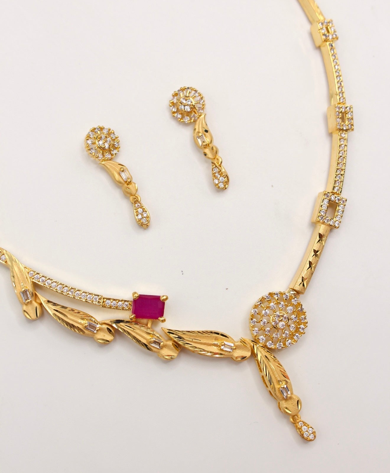 Gold Plated Ruby - Aloro Jewels