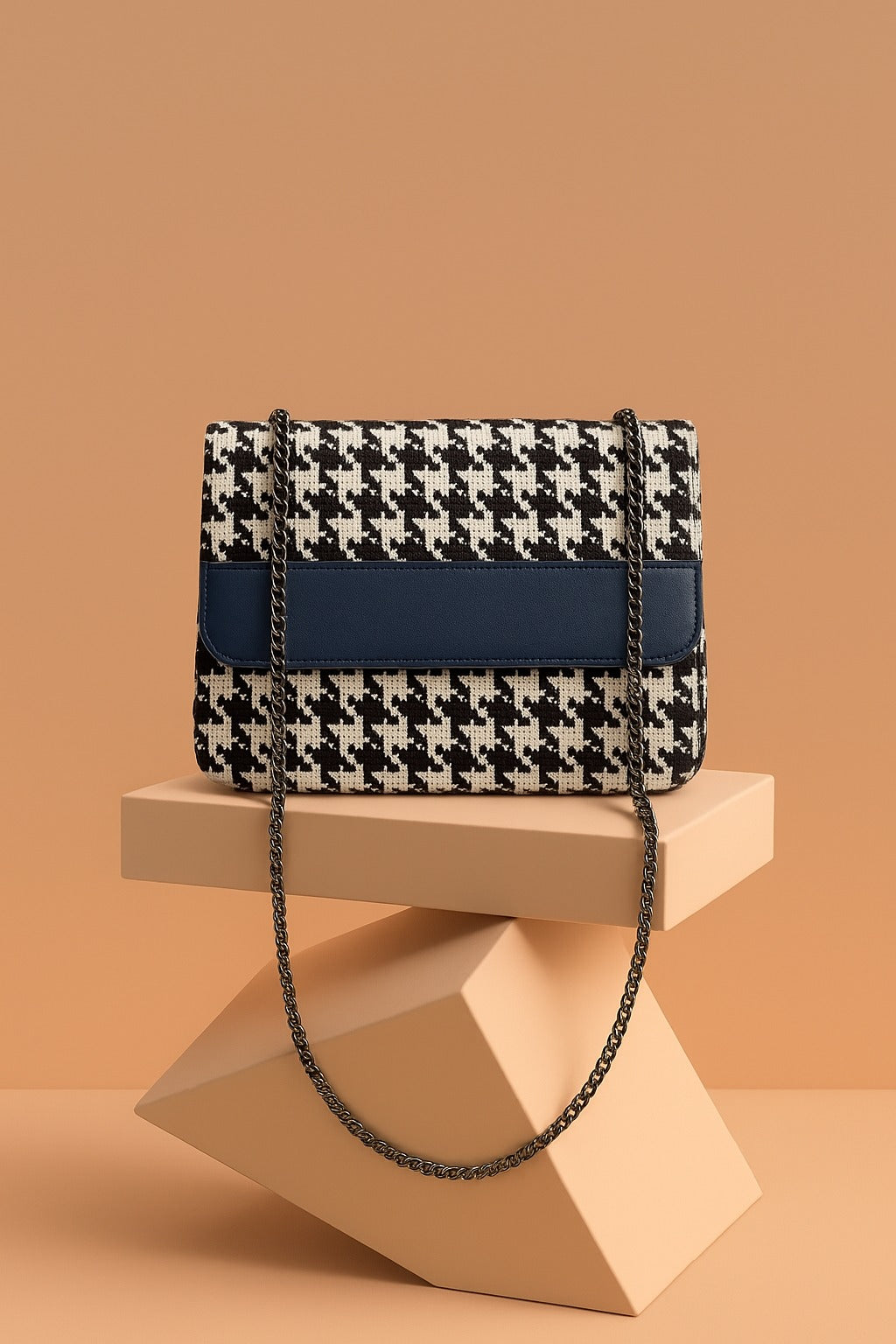 Houndstooth Crossbody - Bellabags