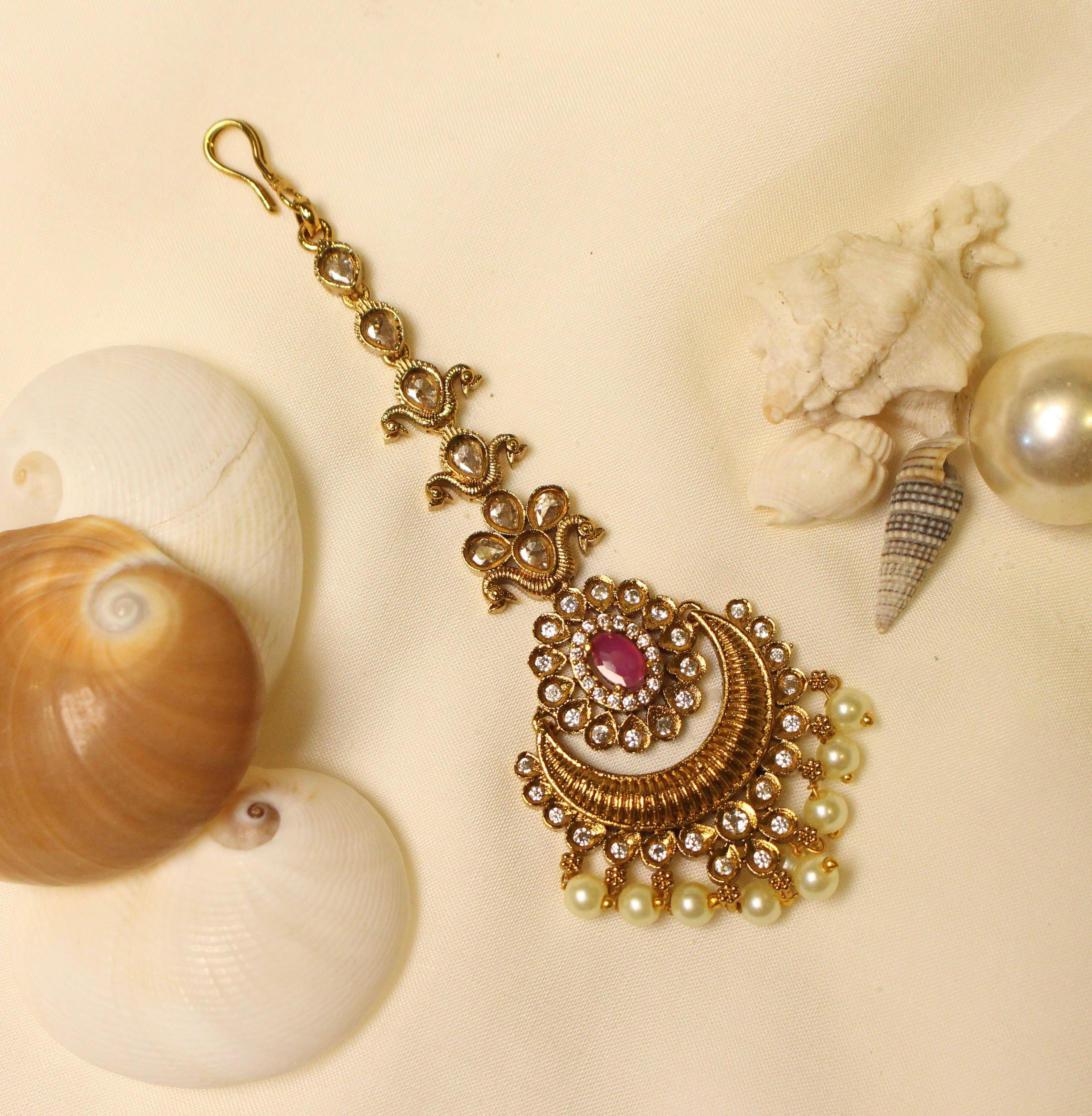 Jadau Bindi Matt Finish - Aloro Jewels