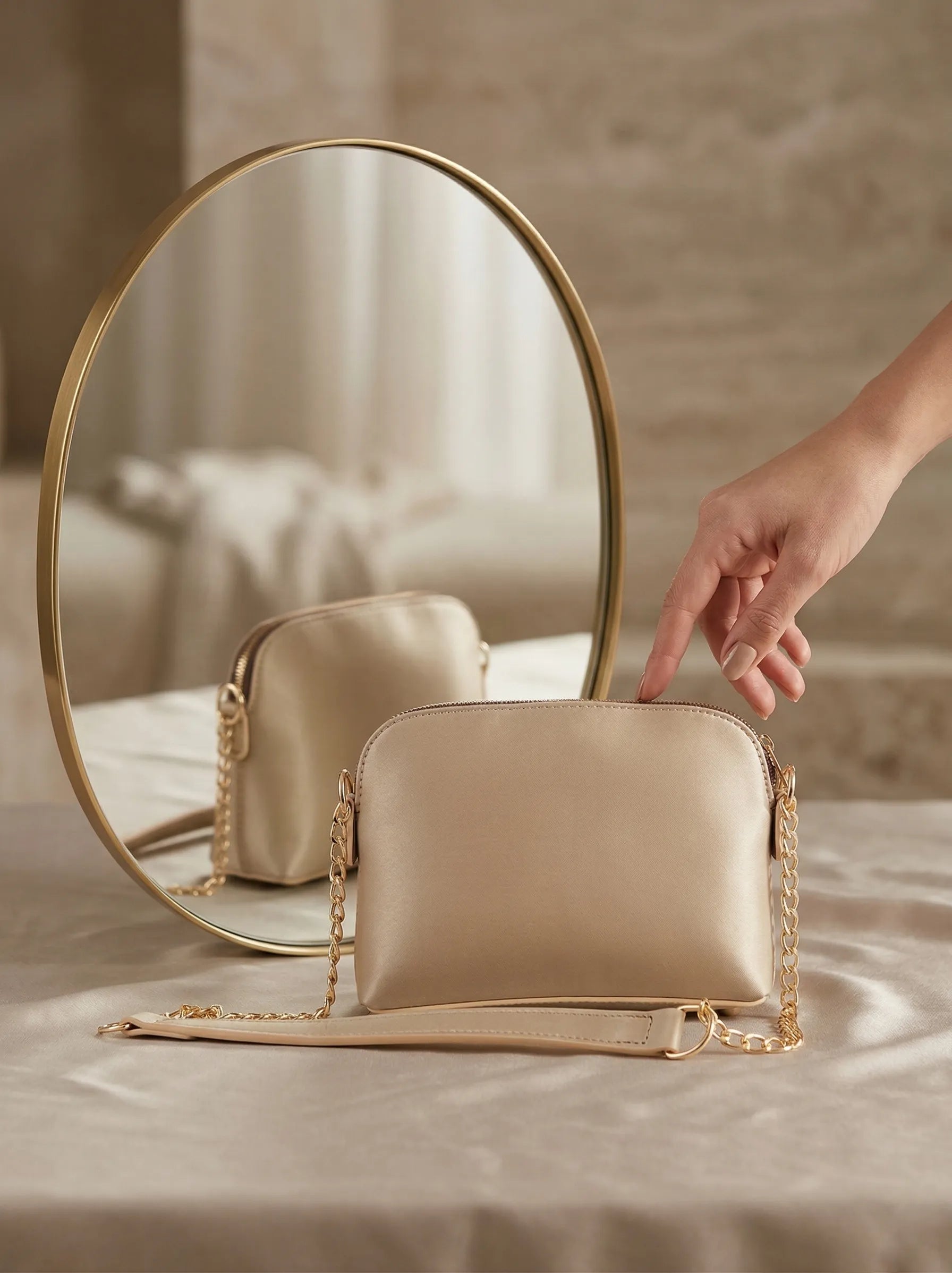 Flexi Mini Beige Crossbody bag - Bag X