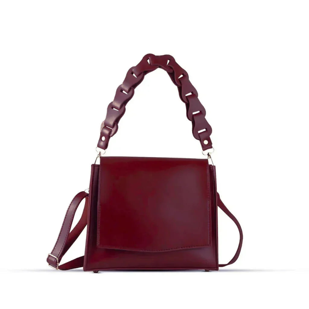 Fiona Maroon Handbag - Bag X
