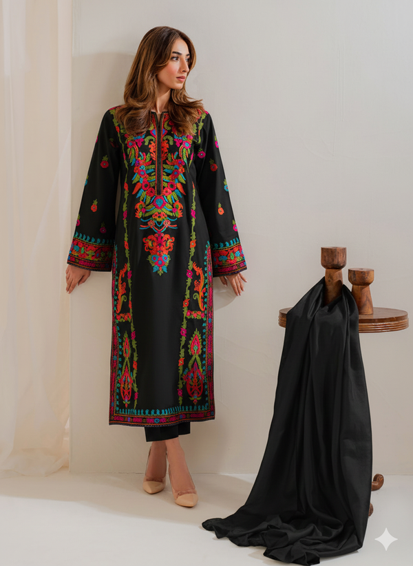 MULTI BEIGE BLACK 3 Pcs - Urban Haya