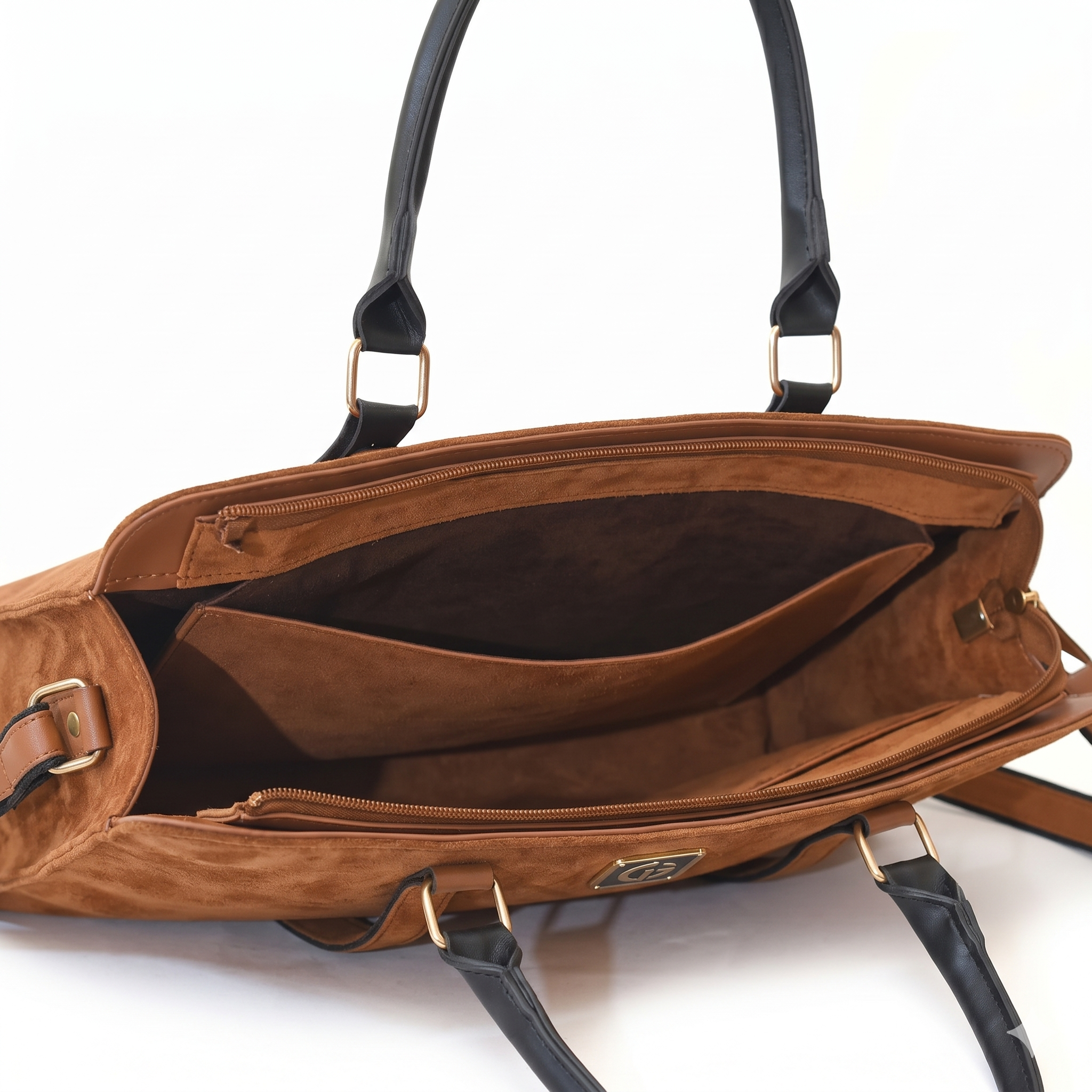 Craze Suede Brown Laptop bag - Bag X