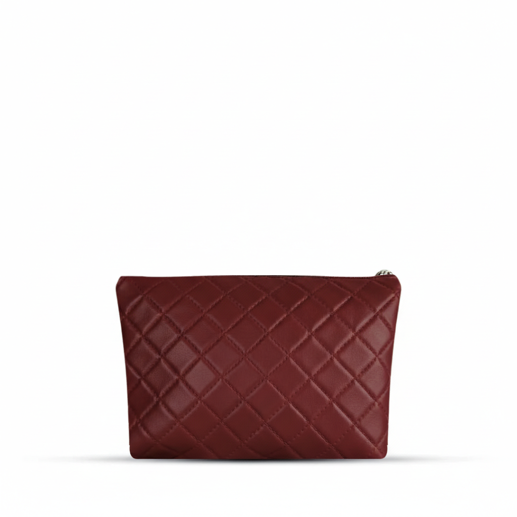 Fizz Makeup Pouch Maroon Handbag - Bag X