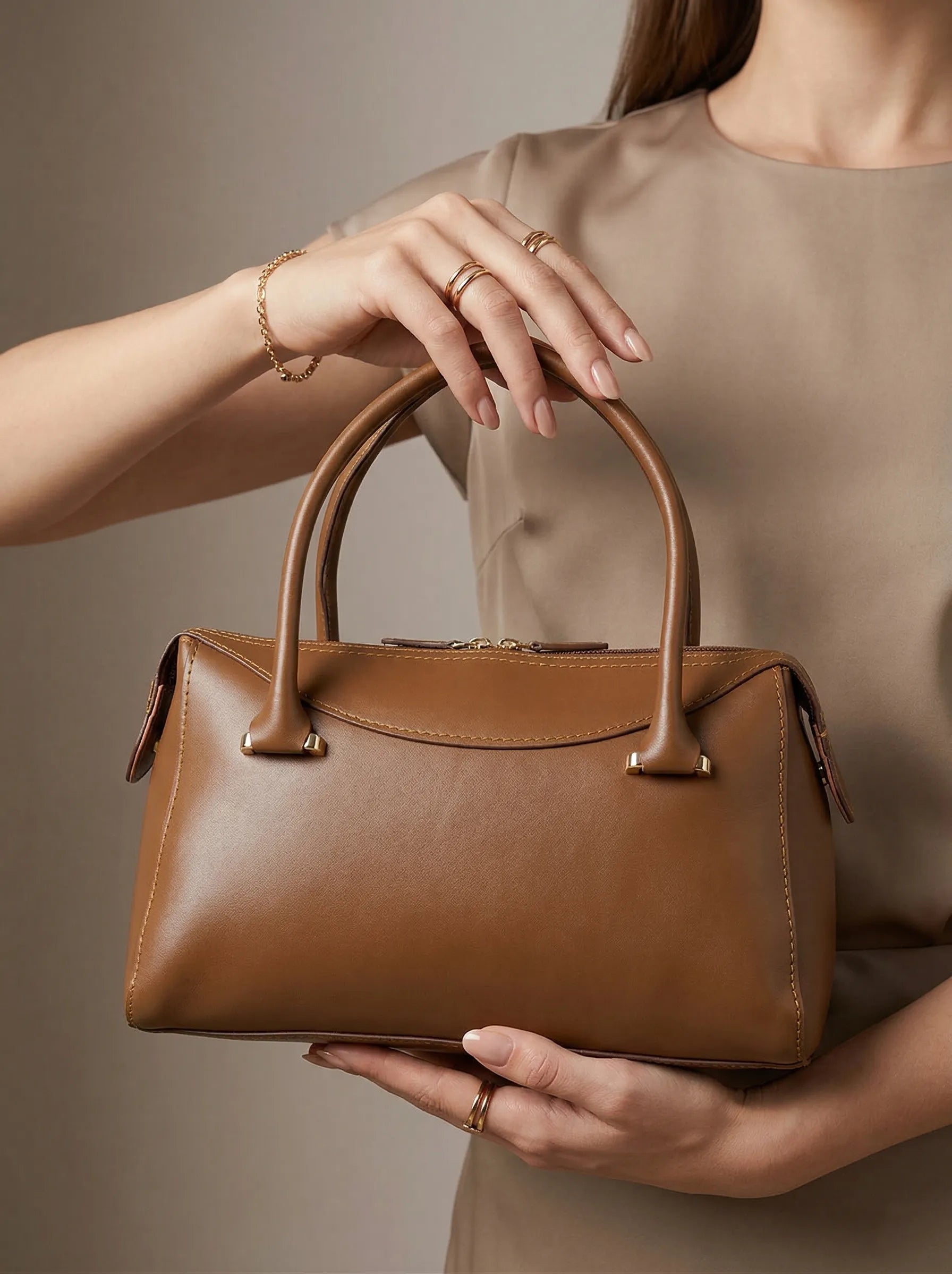 Ashford Brown Handbag - Bag X