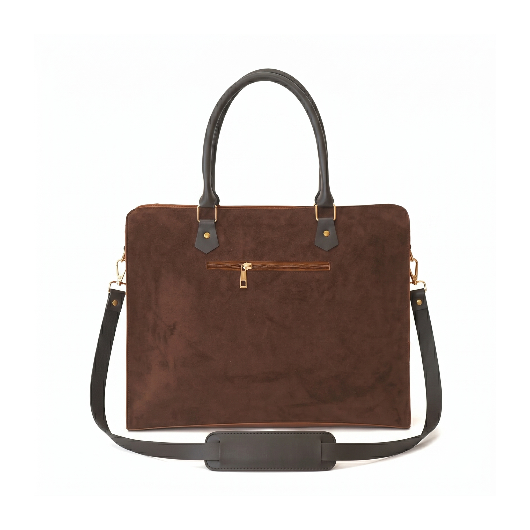 Craze Suede Brown Laptop bag - Bag X