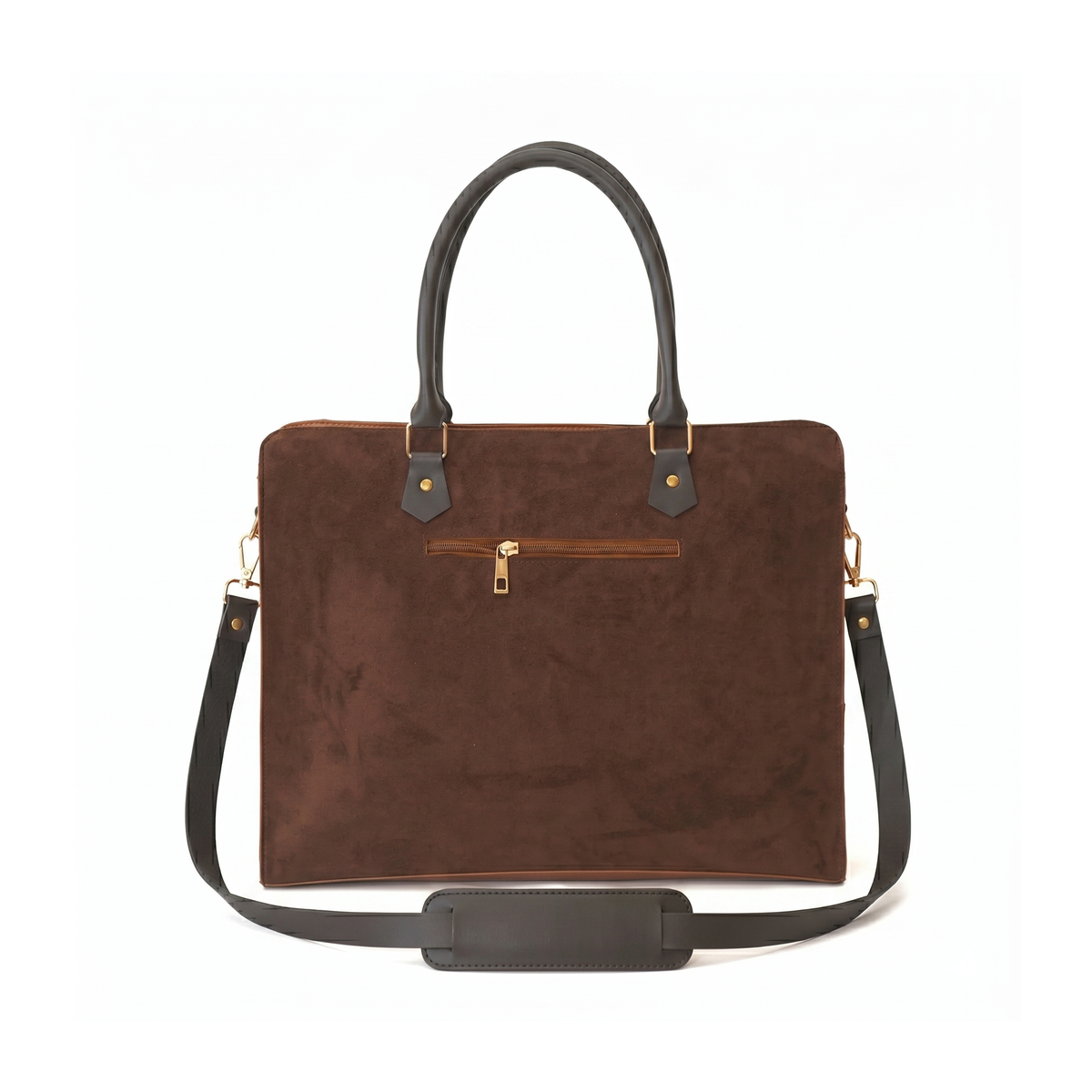 Craze Suede Brown Laptop bag - Bag X