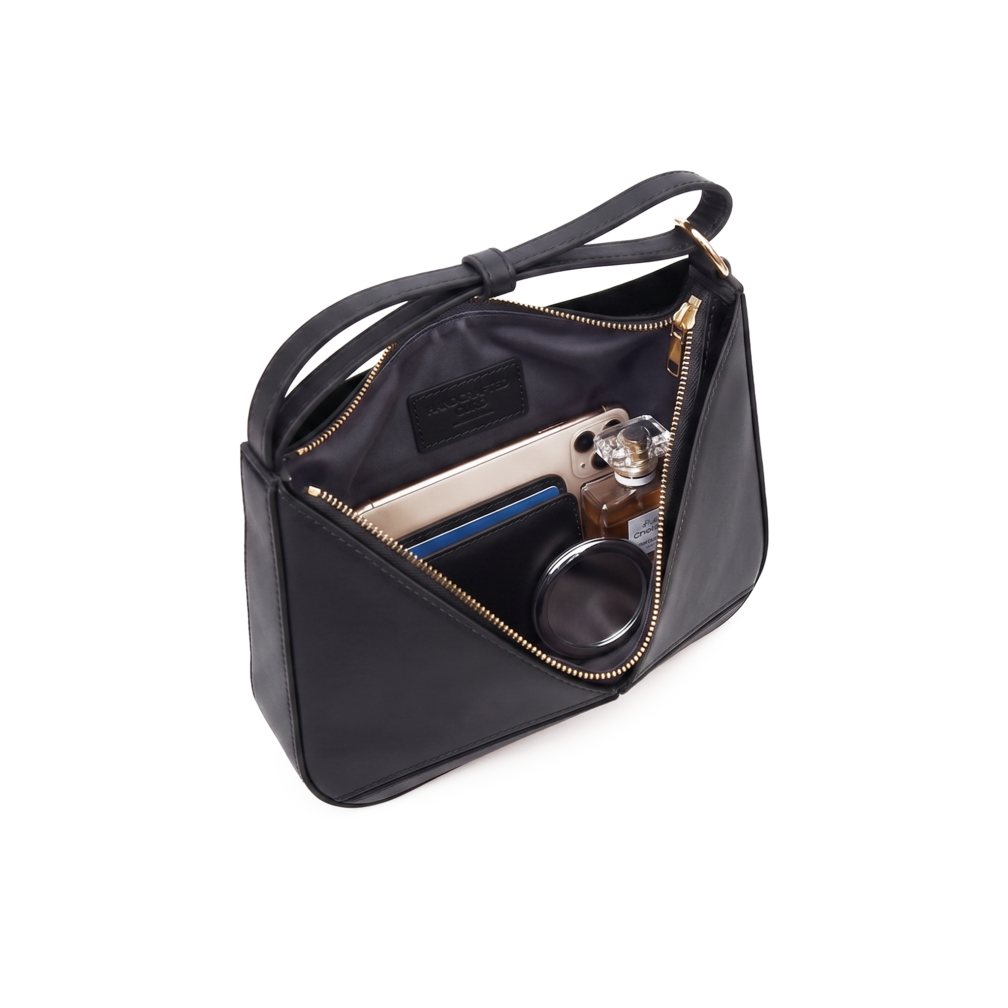 Vertex Black Handbag - Bag X