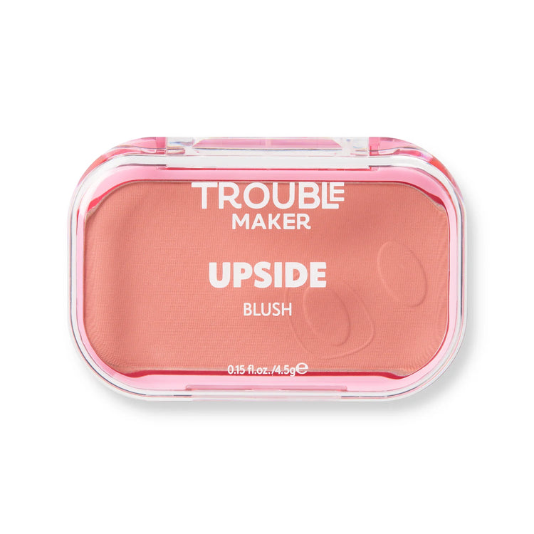Trouble Maker Upside Powder Blush Glass Half Full 4.5gm