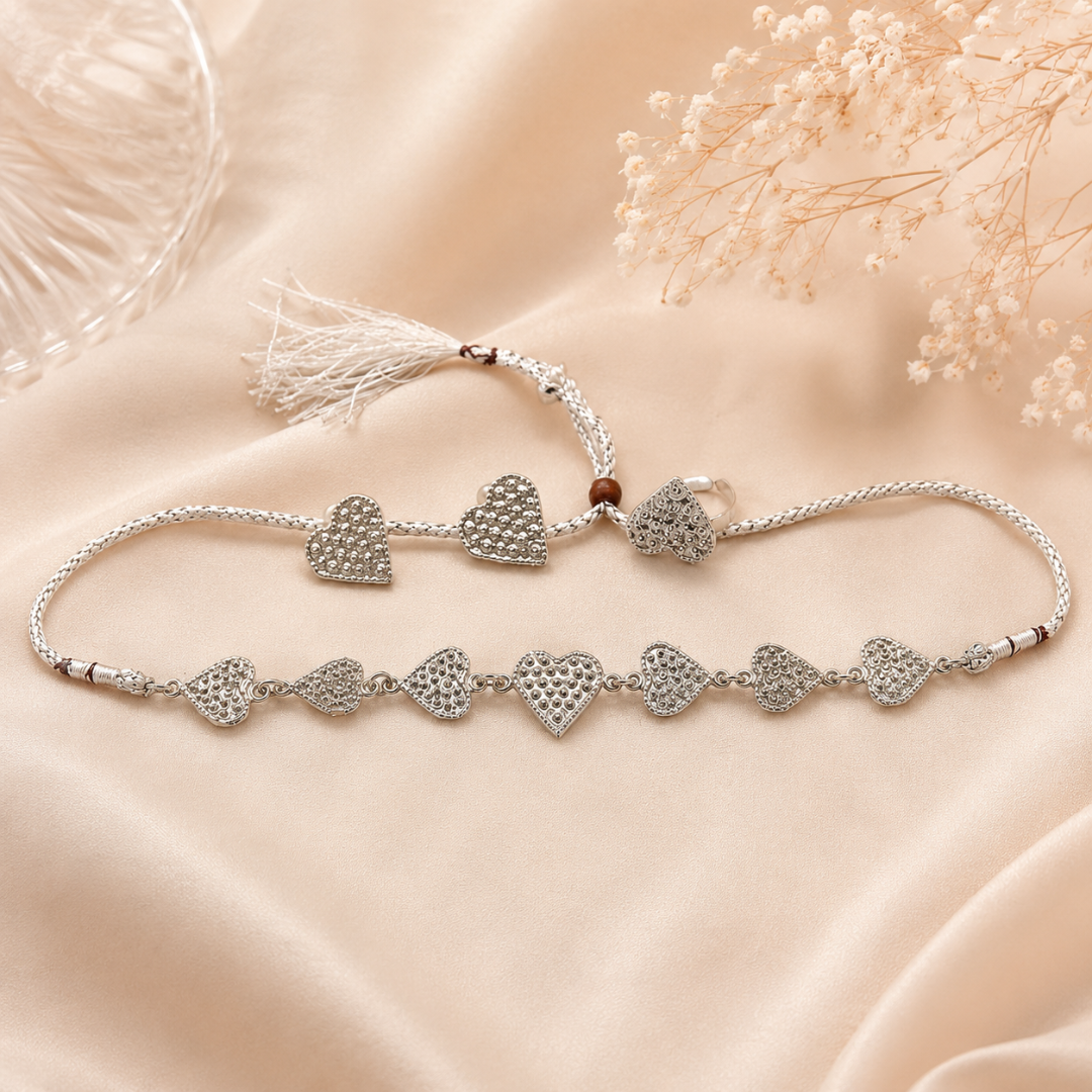 Heart Line Jewel Set - Zaroon