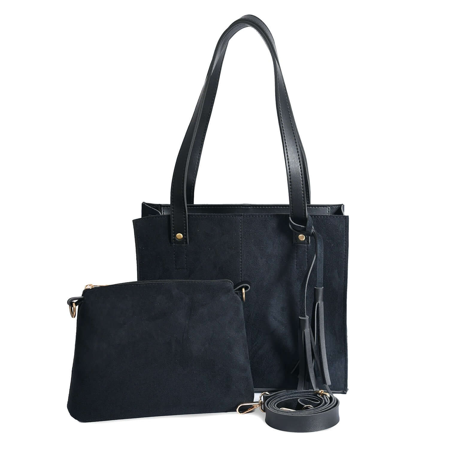 Suede Black Bag Shoulder bag - Bag X