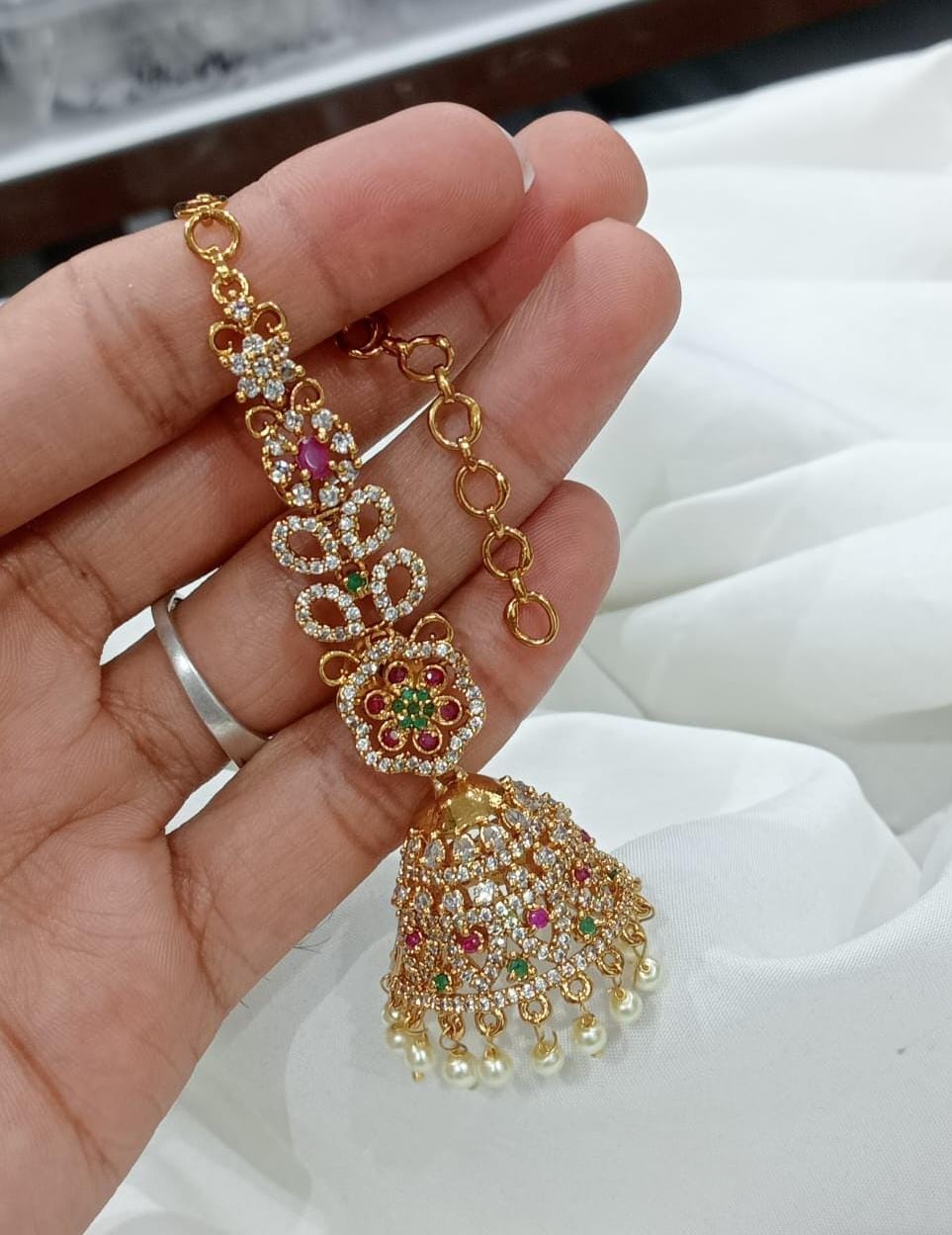Anmol Designer Saharay Earrings - Aloro Jewels