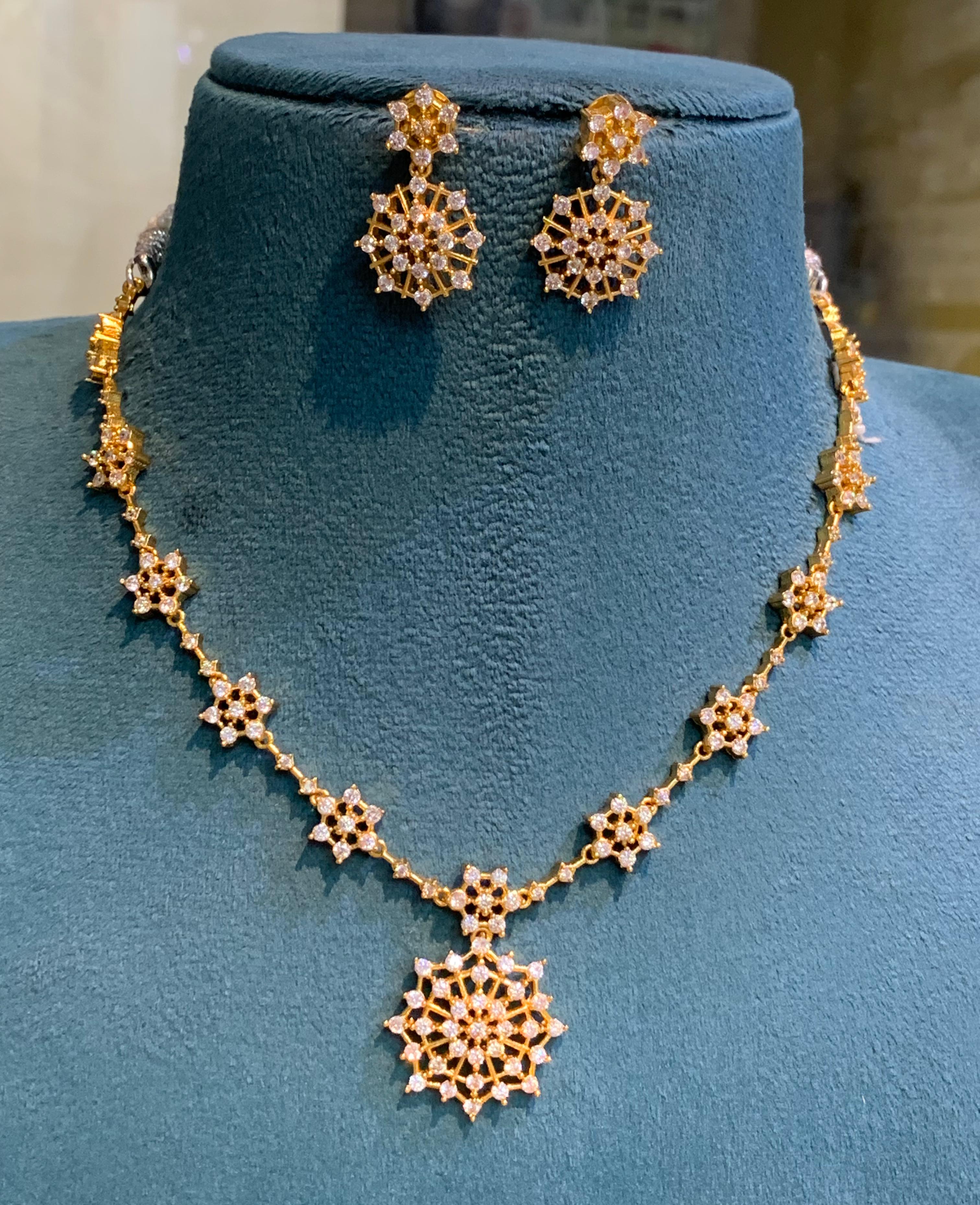 Ganga Jamna Necklace - Aloro Jewels