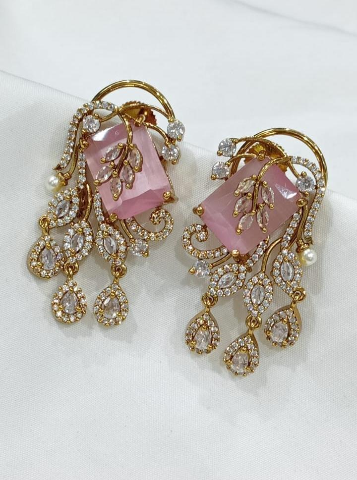 Designer Stud Earrings - Aloro Jewels