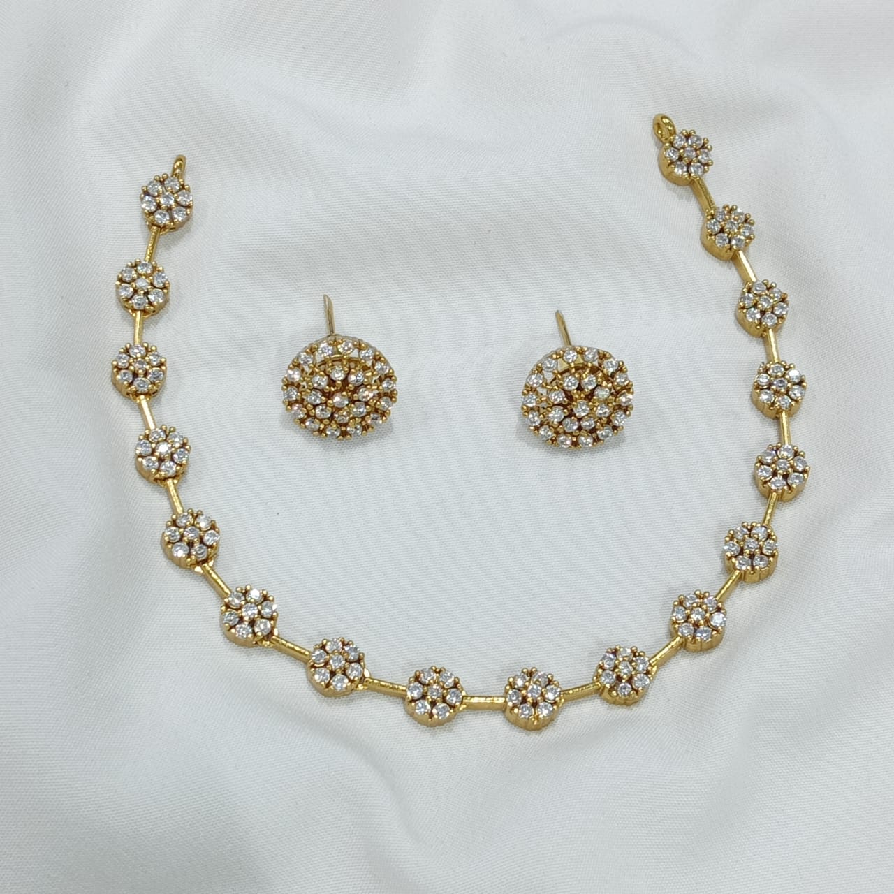 Ganga Jamna Style Necklace - Aloro Jewels