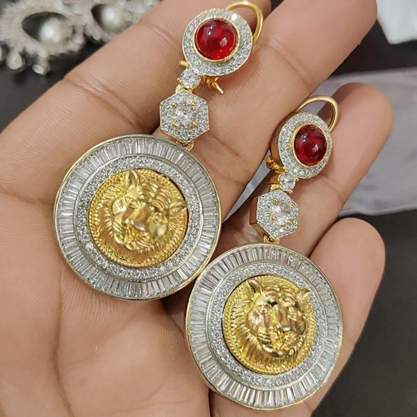 Gold Plated Sabyasachi Design Earrings - Aloro Jewels