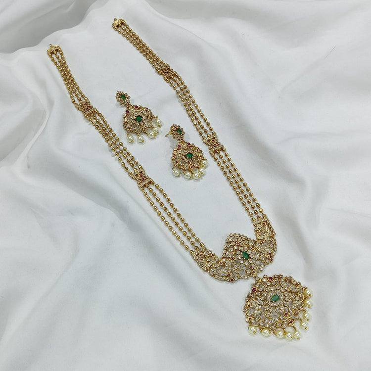 Jadau Mala Gold Balls - Aloro Jewels