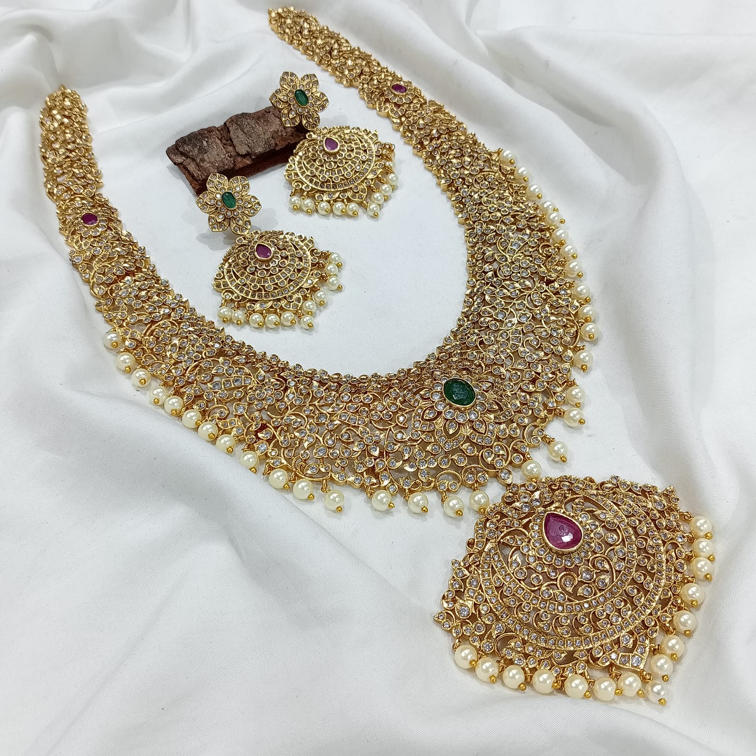 Jadau Bridal Haar - Aloro Jewels