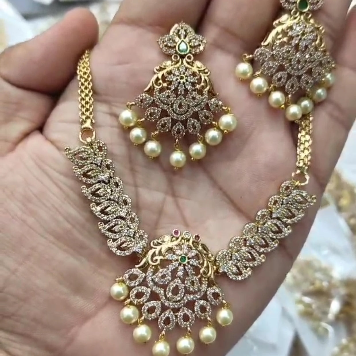Gold Plated Choker Necklace - Aloro Jewels