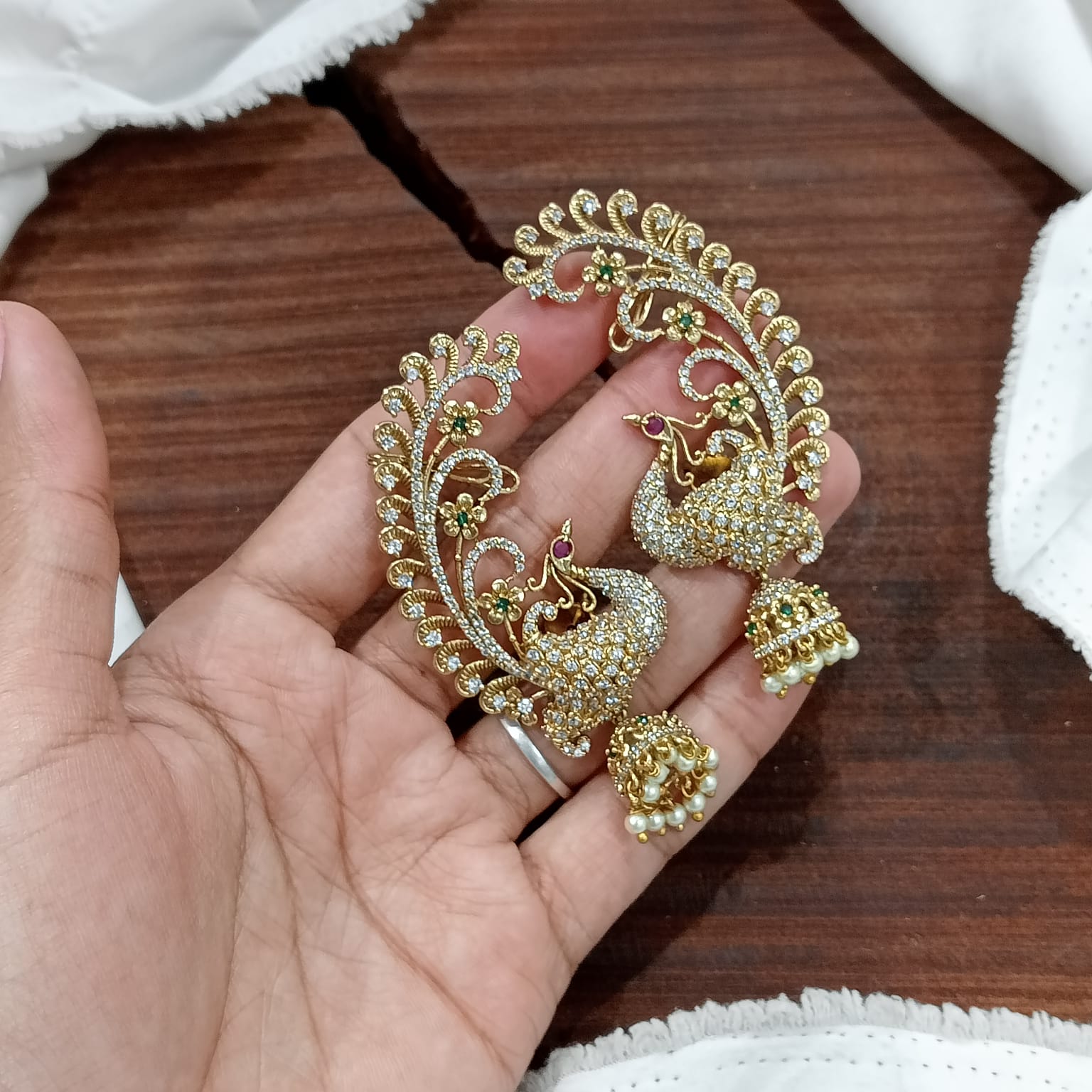 Raqs-E-Moor Earwrap Earrings - Aloro Jewels