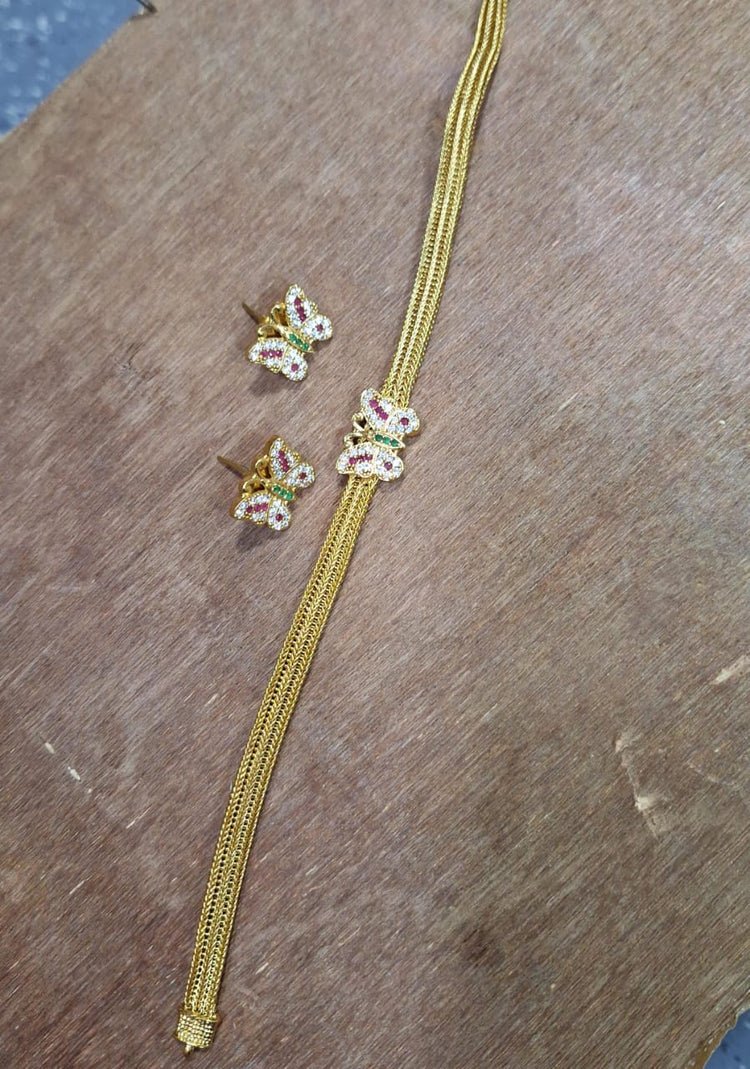 Butterfly Choker Necklace - Aloro Jewels