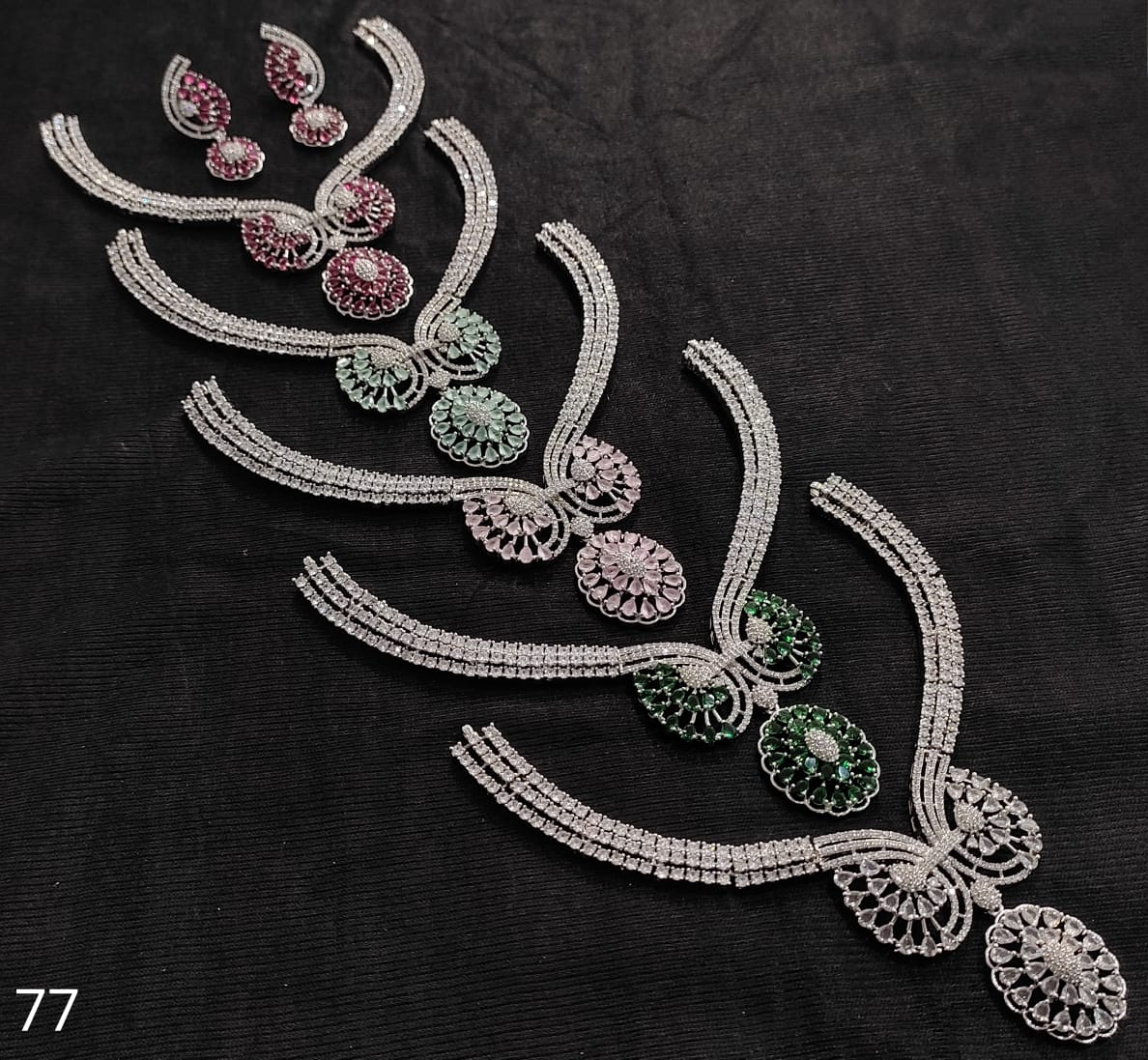 Hunza Diamond Style Necklace - Aloro Jewels