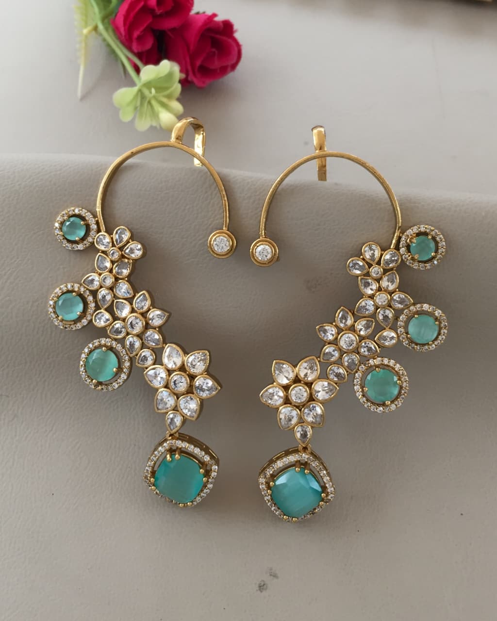 Jasmine Earwrap Earrings - Aloro Jewels