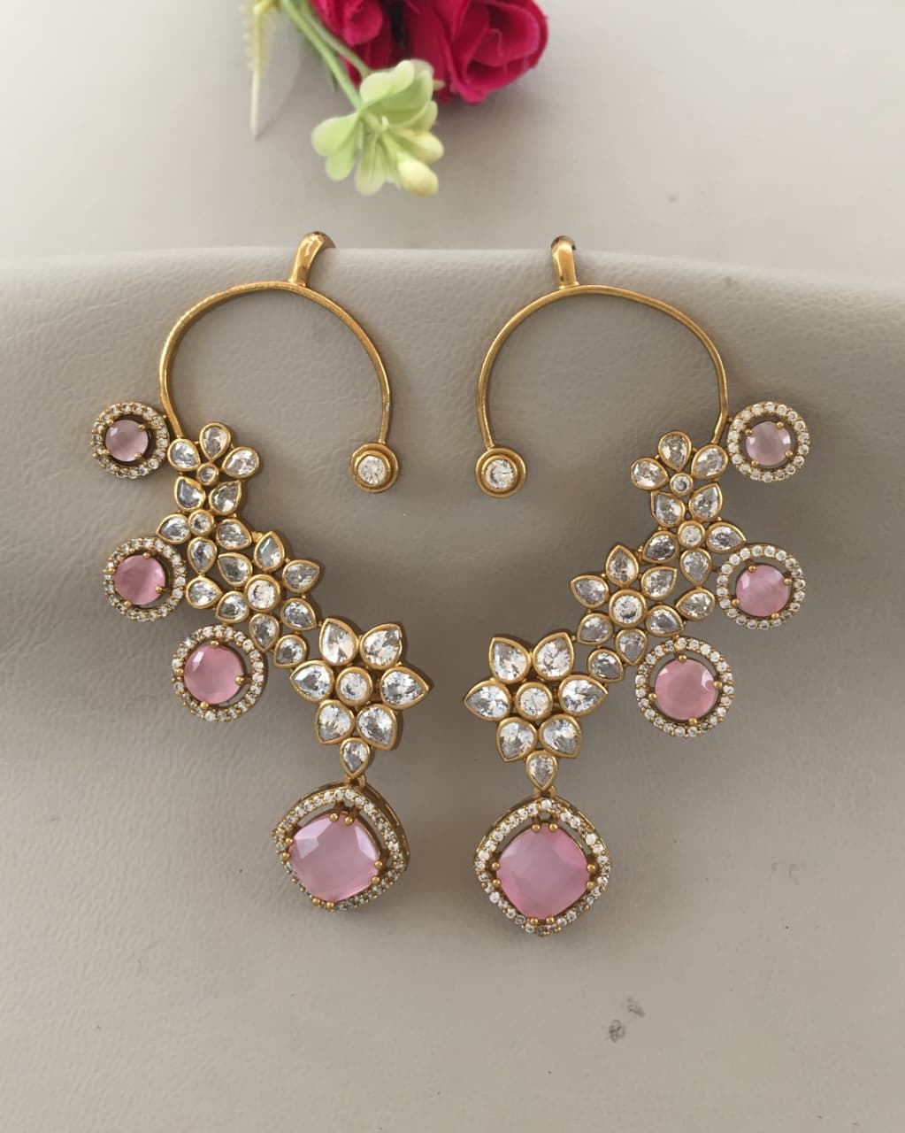 Jasmine Earwrap Earrings - Aloro Jewels